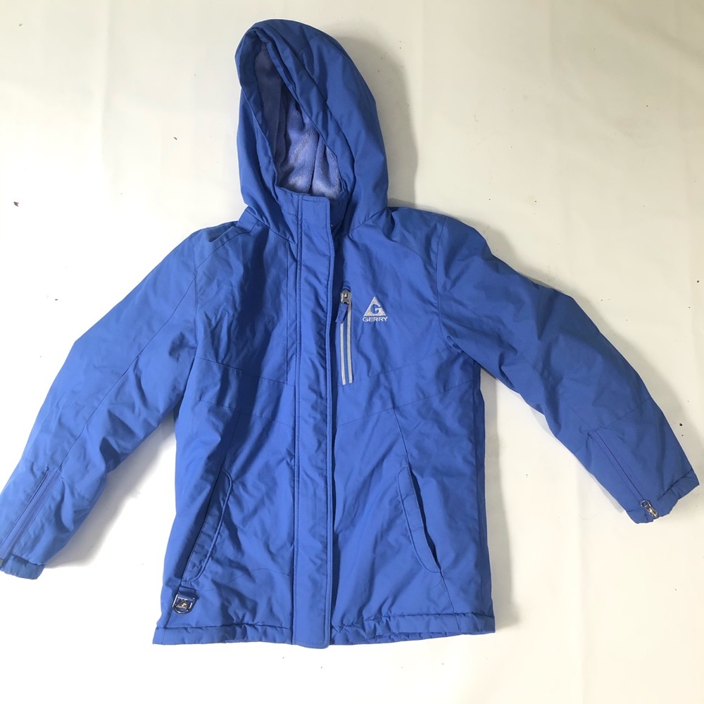 Gerry Kids Purple Blue Winter Coat 10-12
